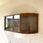 Hangvitrine Janine, uniek art deco stijl kastje, Huis en Inrichting, 100 tot 150 cm, Ophalen of Verzenden, Zo goed als nieuw, Met plank(en)