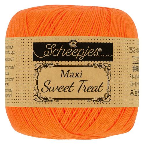 Scheepjes Maxi Sweet Treat - 281 Tangerine, Hobby en Vrije tijd, Breien en Haken, Breien of Haken, Nieuw, Wol of Garen, Ophalen of Verzenden