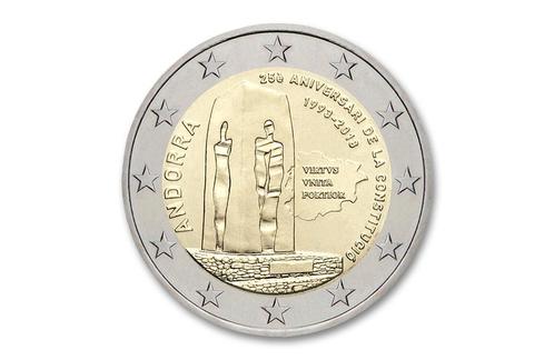 2 euro 25 jaar Constitutie 2018 - Andorra, Postzegels en Munten, Munten | Europa | Euromunten, Verzenden