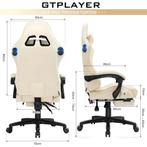 Ergonomische Bureaustoel -  Office Chair - Gamestoel - Volwa, Verzenden, Zo goed als nieuw