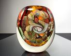 Maxence Parot - Vaas - Unieke kleuren en goud vaas - Glas, Antiek en Kunst, Antiek | Glas en Kristal