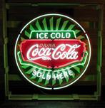 Coca-Cola Ice Cold Neon Verlichting XL 100 cm ø, Huis en Inrichting, Woonaccessoires | Overige, Ophalen, Gebruikt