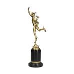 sculptuur, Mercury after Giambologna - 49 cm - Brons, Antiek en Kunst