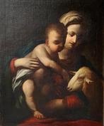 Scuola italiana (XVII-XVIII) - Madonna con il bambino e, Antiek en Kunst, Kunst | Schilderijen | Klassiek