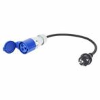 Benson Verloopkabel Schuko naar CEE - Spatwaterdicht - 39..., Ophalen of Verzenden, Nieuw