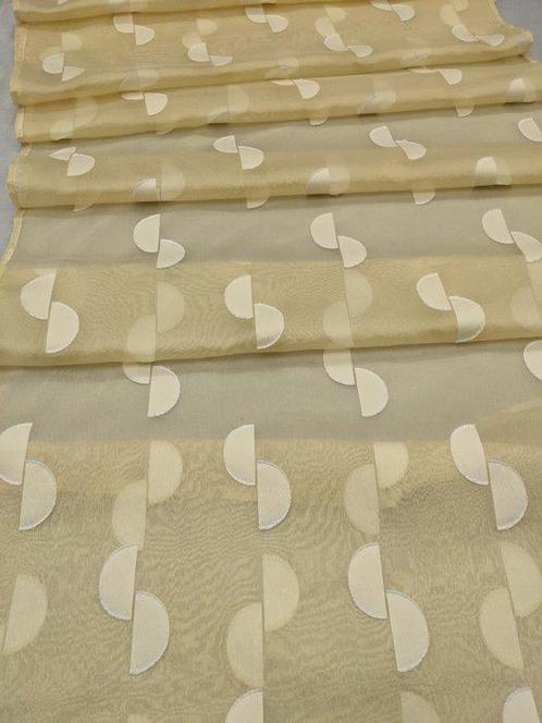6 Pannelli Vintage lavorazione devorè su organza cm 300 x 66, Antiek en Kunst, Antiek | Kleden en Textiel