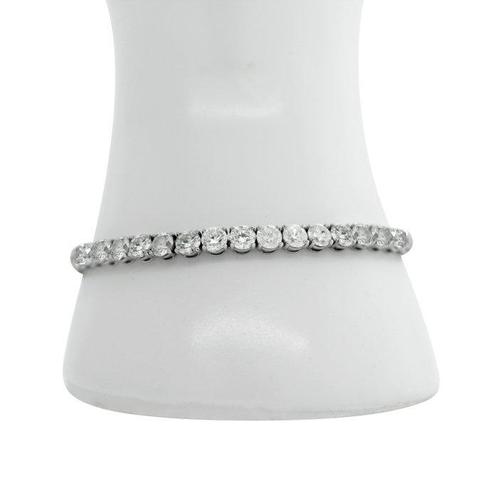 Zonder Minimumprijs - Armband - 14 karaat Witgoud - 17.35ct., Sieraden, Tassen en Uiterlijk, Armbanden