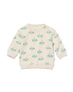 HEMA Newborn sweater rib ganzen gebroken wit, Kinderen en Baby's, Verzenden, Nieuw