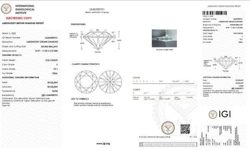 Ring - 18 karaat Geel goud - 6.00ct. tw. Diamant (Lab-grown), Sieraden, Tassen en Uiterlijk, Ringen