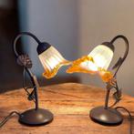 Vintage Design - Lamp - Glas, Metaal