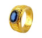 Ring - 14 karaat Geel goud, Prachtige 18K gouden ring met, Nieuw