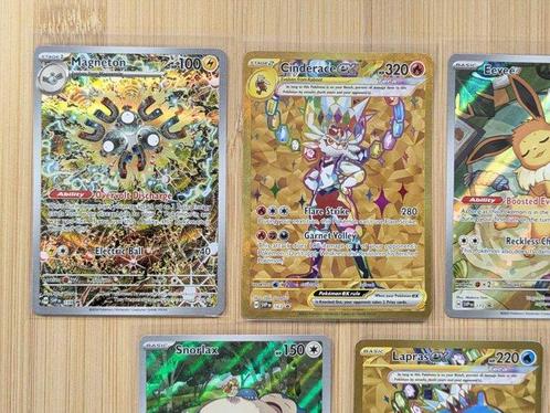 Pokémon - 5 Card - Magneton 159 + Eevee 173 Prismatic, Hobby en Vrije tijd, Verzamelkaartspellen | Pokémon