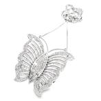 Broche - 18 karaat Witgoud - 3.00ct. tw. Diamant, Sieraden, Tassen en Uiterlijk, Antieke sieraden