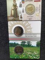 Letland. Year Set (BU) / 2 Euro 2014/2019 (5 items) (Zonder, Postzegels en Munten, Munten | Europa | Euromunten