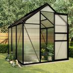 Tuinkas van aluminium met fundering 190x190x202cm (BxDxH)