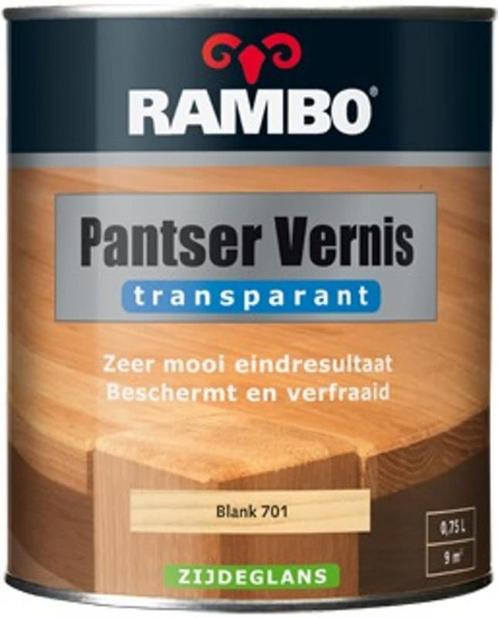 Rambo Pantser Vernis Transparant Mat Acryl - Blank 701 -, Doe-het-zelf en Verbouw, Verf, Beits en Lak