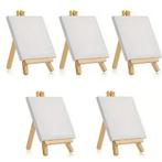 Set van 5 Mini Canvas Schilderdoeken voor Schilderen, Verzenden, Nieuw