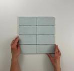 Wandtegel Cifre Cerámica Atlas Aqua Blauw Glans 7,5x15, Doe-het-zelf en Verbouw, Tegels, Nieuw, Minder dan 20 cm, 10 m² of meer