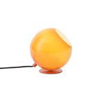 Retro tafellamp oranje met glas - Mabel, Nieuw, Glas, Retro, Minder dan 50 cm