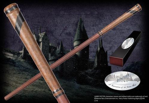 Harry Potter Toverstaf Lavendar Brown, Verzamelen, Harry Potter, Nieuw, Ophalen of Verzenden