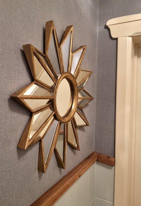 Wandspiegel - Glas, Hars, Antiek en Kunst, Kunst | Designobjecten