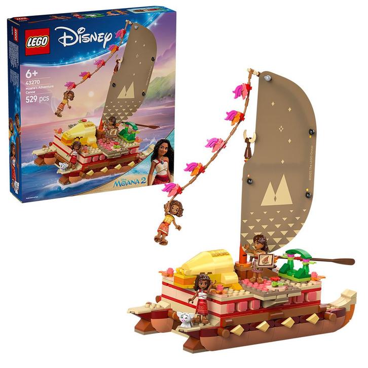 LEGO Disney - Moanas Adventure Canoe 43270, Kinderen en Baby's, Speelgoed | Duplo en Lego, Ophalen of Verzenden