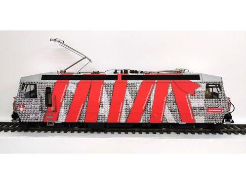 RhB Elektrolok nr 642, Breil/Brigels Werbung RhB Team Gra..., Hobby en Vrije tijd, Modeltreinen | Overige schalen, Overige typen