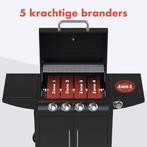 2dekans | KitchenBrothers Gasbarbecue Incl. Zijbrander - 5, Tuin en Terras, Houtskoolbarbecues, Ophalen of Verzenden, Zo goed als nieuw