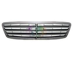 MERCEDES C klasse, W203, 2004-2007 - GRILLE, chrome, zilv..., Auto-onderdelen, Carrosserie en Plaatwerk, Nieuw, Mercedes-Benz