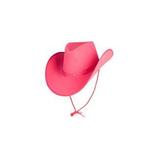 Cowboyhoed vilt roze, Verzenden, Nieuw, Feestartikel