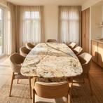 Patagonia Kwartsiet Eetkamertafel  Deens Ovaal 260x100, Huis en Inrichting, Tafels | Eettafels, Nieuw