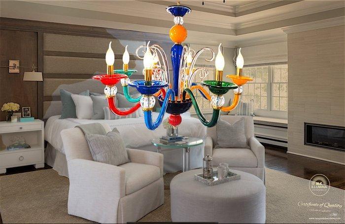 SLC Illumina - MG - Kroonluchter - Kristal - Lampadario, Antiek en Kunst, Kunst | Designobjecten