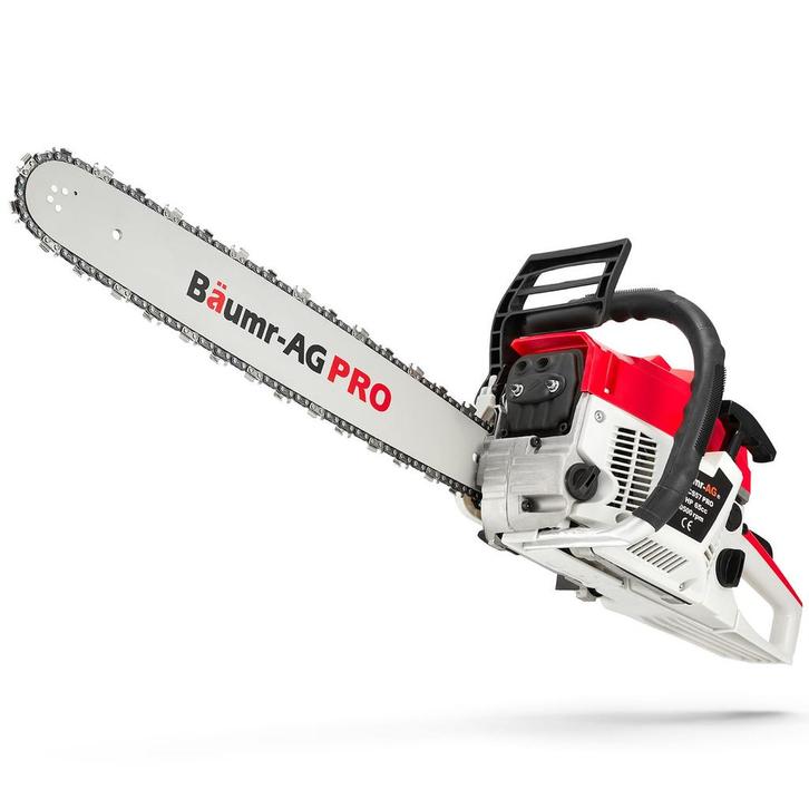 Benzine kettingzaag 65cc - 5,7 pk - met sterpunt en acces..., Tuin en Terras, Hand-tuingereedschap, Nieuw, Ophalen of Verzenden