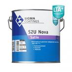 Sigma S2U Nova Satin - WIT - 2,5 liter (LAKVERF), Wit, Nieuw, Ophalen of Verzenden, Lak