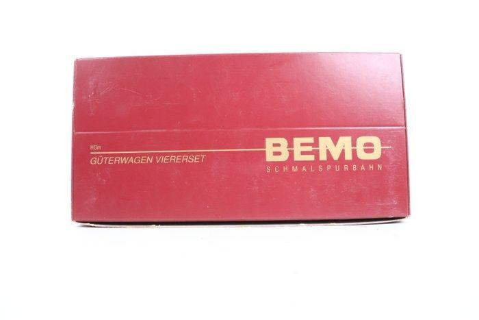 Bemo H0m - 7450 100 - Modeltrein goederenwagonset (1) - Gb, Hobby en Vrije tijd, Modeltreinen | H0