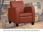 Leren fauteuil Joy - Toledo Terra (donkercognac) - Poten, Huis en Inrichting, Nieuw, Ophalen of Verzenden, Eigentijds, Klassiek, Modern
