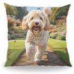 Kussen - Huisdier Portret - Labradoodle 1 - 30 cm, Verzenden, Nieuw