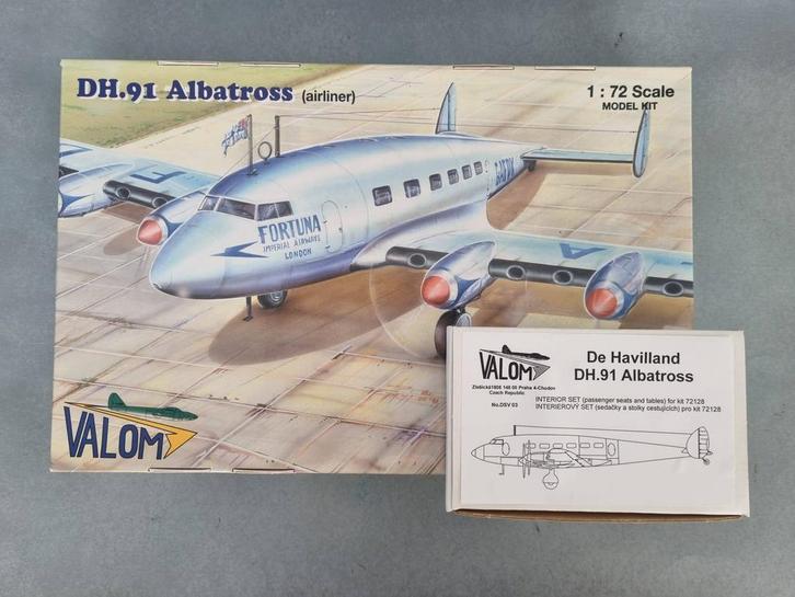 Valom 72128 De Havilland DH.91 Albatross 1:72 + interior set, Hobby en Vrije tijd, Modelbouw | Vliegtuigen en Helikopters, Verzenden