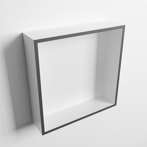 MONDIAZ EASY Nis 29,5x29,5cm in solid surface kleur DarkGrey, Doe-het-zelf en Verbouw, Sanitair, Bad, Nieuw, Ophalen of Verzenden
