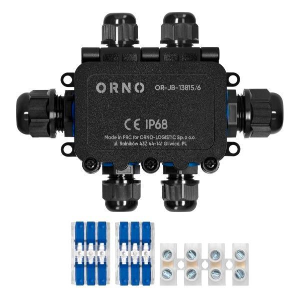 Opbouw Lasdoos IP68 – 6 Kabelwartels (2x M20 + 4x M16) – Sla, Hobby en Vrije tijd, Elektronica-componenten, Nieuw, Ophalen of Verzenden