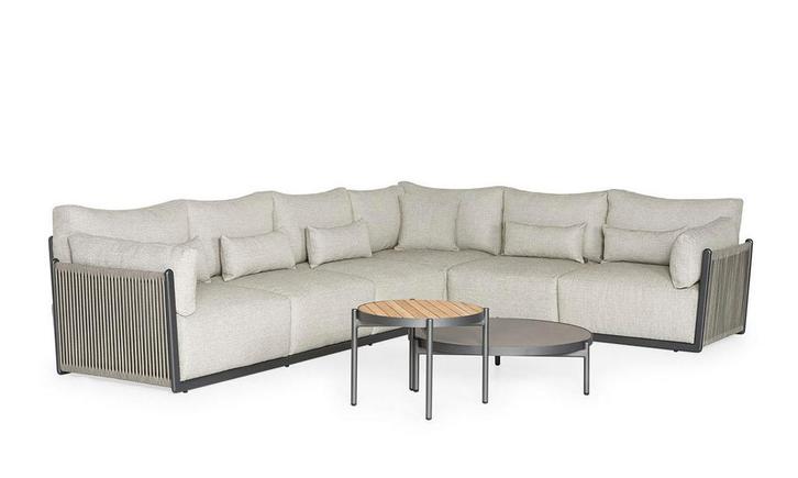 Suns Sorrento loungeset soft grey rechts SALE |, Tuin en Terras, Tuinsets en Loungesets, Ophalen of Verzenden