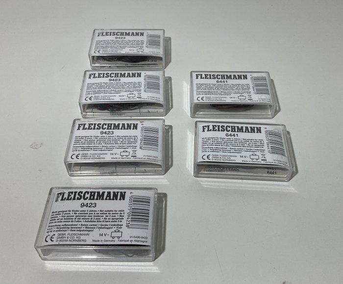 Fleischmann N, H0 - 9423/6441 - Model treinbevestiging (6) -, Hobby en Vrije tijd, Modeltreinen | N-Spoor