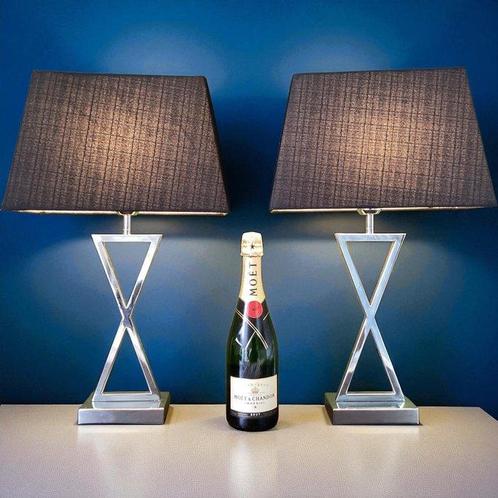 Tafellamp (2) - Chic & Design, Parijs - Aluminium, Huis en Inrichting, Overige Huis en Inrichting