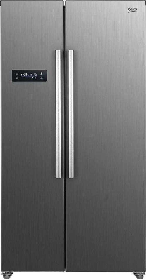 De Witgoed Outlet: BEKO GNO4331XPN Amerikaanse koelkast, Witgoed en Apparatuur, Koelkasten en IJskasten, Met vriesvak, Nieuw, 200 liter of meer