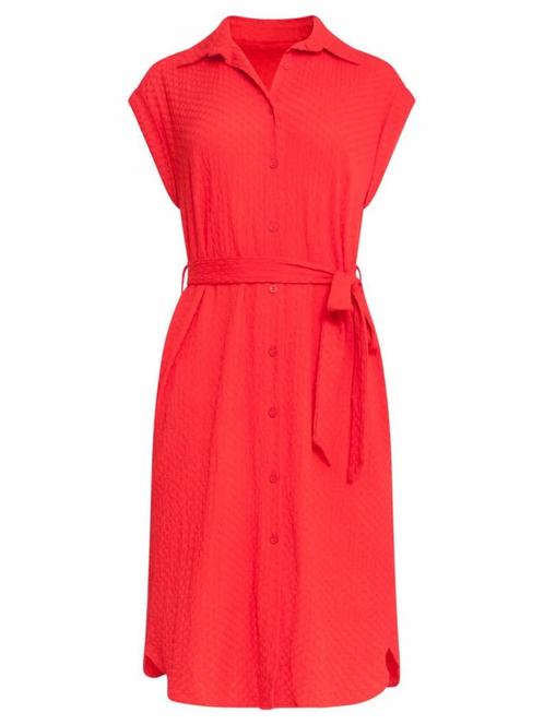 -50% Smashed Lemon  Smashed Lemon 25118 Jurk Red  maat L, Kleding | Dames, Jurken, Rood, Nieuw, Verzenden