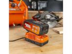 Dual Power batterij & lader set POWDP90640 - 2x20V, 5.0Ah,, Verzenden, Zo goed als nieuw