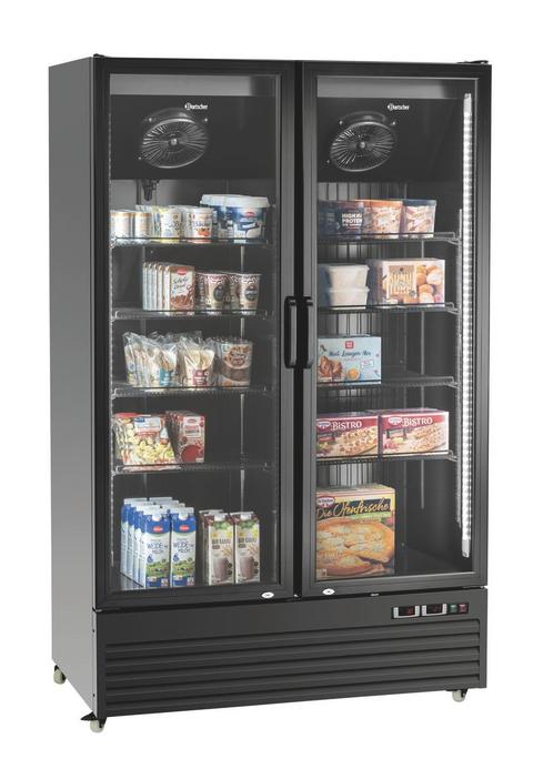 Bartscher Koel-/Vrieskast | 820L | Zwart | -18°C/-22°C &amp; 0°C, Witgoed en Apparatuur, Koelkasten en IJskasten, Ophalen of Verzenden