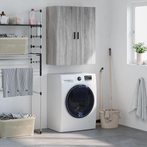 vidaXL Hangkast 69,5x34x90 cm grijs sonoma eikenkleurig, Huis en Inrichting, Kasten | Buffetkasten, 25 tot 50 cm, Nieuw, Overige houtsoorten