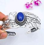 Zilver, Lapis Lazuli - Armband, Verzamelen, Mineralen en Fossielen