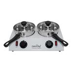 Sauzenwarmer 2-pans 2x700ml., Verzenden, Nieuw